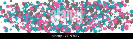 Colorful Universe Distribution Computational Generative Art background illustration Stock Vector