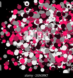 Colorful Universe Distribution Computational Generative Art background illustration Stock Vector