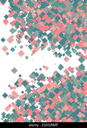 Colorful Universe Distribution Computational Generative Art background illustration Stock Vector
