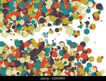 Colorful Universe Distribution Computational Generative Art background illustration Stock Vector