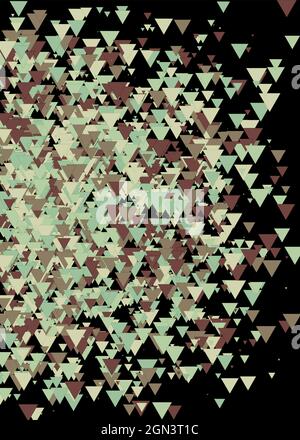 Colorful Universe Distribution Computational Generative Art background illustration Stock Vector