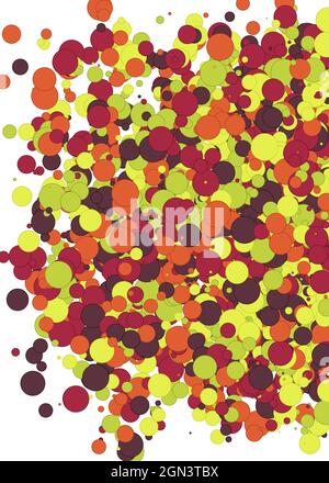 Colorful Universe Distribution Computational Generative Art background illustration Stock Vector