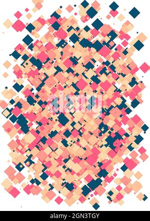 Colorful Universe Distribution Computational Generative Art background illustration Stock Vector