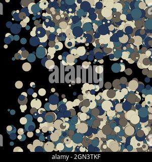 Colorful Universe Distribution Computational Generative Art background illustration Stock Vector