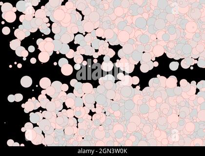 Colorful Universe Distribution Computational Generative Art background illustration Stock Vector