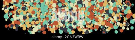 Colorful Universe Distribution Computational Generative Art background illustration Stock Vector