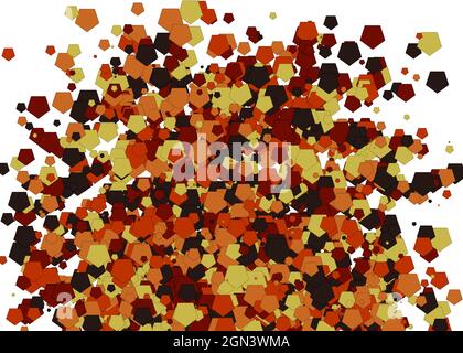 Colorful Universe Distribution Computational Generative Art background illustration Stock Vector