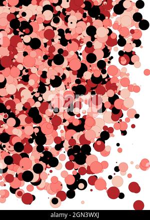 Colorful Universe Distribution Computational Generative Art background illustration Stock Vector