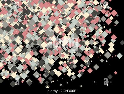Colorful Universe Distribution Computational Generative Art background illustration Stock Vector