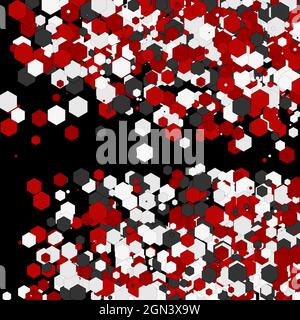 Colorful Universe Distribution Computational Generative Art background illustration Stock Vector