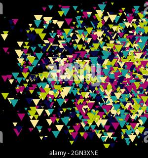 Colorful Universe Distribution Computational Generative Art background illustration Stock Vector