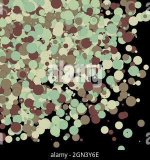 Colorful Universe Distribution Computational Generative Art background illustration Stock Vector