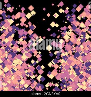 Colorful Universe Distribution Computational Generative Art background illustration Stock Vector