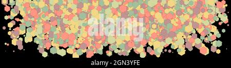 Colorful Universe Distribution Computational Generative Art background illustration Stock Vector
