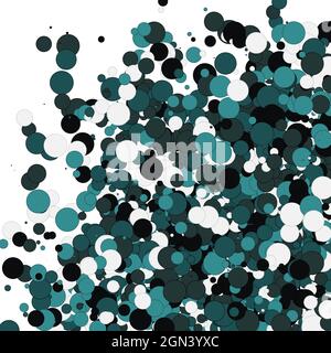 Colorful Universe Distribution Computational Generative Art background illustration Stock Vector