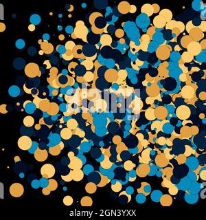Colorful Universe Distribution Computational Generative Art background illustration Stock Vector