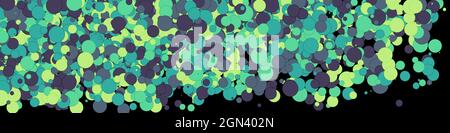 Colorful Universe Distribution Computational Generative Art background illustration Stock Vector