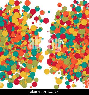 Colorful Universe Distribution Computational Generative Art background illustration Stock Vector