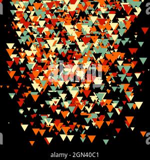 Colorful Universe Distribution Computational Generative Art background illustration Stock Vector