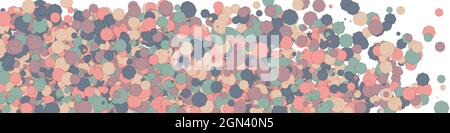 Colorful Universe Distribution Computational Generative Art background illustration Stock Vector