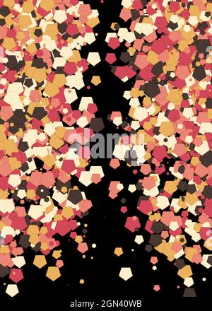 Colorful Universe Distribution Computational Generative Art background illustration Stock Vector