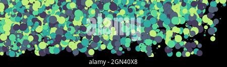 Colorful Universe Distribution Computational Generative Art background illustration Stock Vector