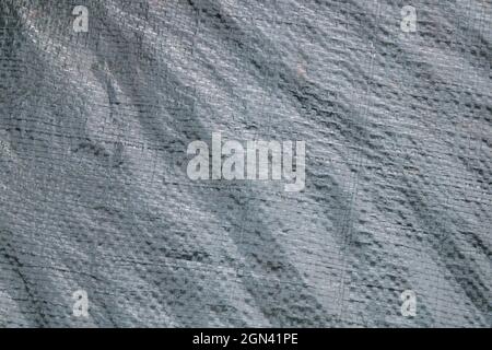 A Dark Green Tarp Texture Stock Photo