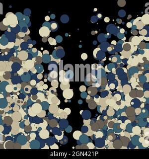Colorful Universe Distribution Computational Generative Art background illustration Stock Vector