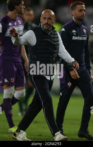 Florence, Italy. 22nd Sep, 2021. FLORENCE, Italy - 21.09.2021: in action during the Serie A Italian football match between ACF FIORENTINA VS INTER FC at Artemio Franchi stadium in Florence on September 21st, 2021. Credit: Independent Photo Agency/Alamy Live News Stock Photo