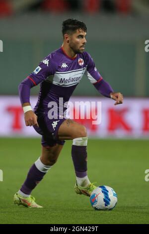 Florence, Italy. 22nd Sep, 2021. FLORENCE, Italy - 21.09.2021: SOTTIL (FIORENTINA) in action during the Serie A Italian football match between ACF FIORENTINA VS INTER FC at Artemio Franchi stadium in Florence on September 21st, 2021. Credit: Independent Photo Agency/Alamy Live News Stock Photo