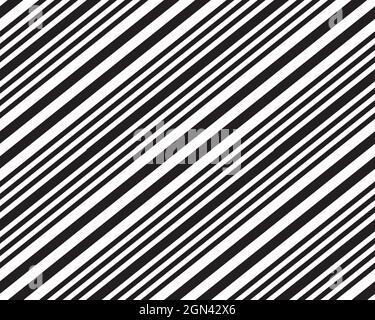 Diagonal lines pattern, seamless on a white background Stock Photo