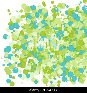 Colorful Universe Distribution Computational Generative Art background illustration Stock Vector