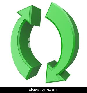 Conceptual 3d image of rotating arrows Stock Photo - Alamy