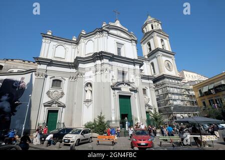 Basilica of Santa Maria della Sanità, Naples, Campania,italy Stock Photo