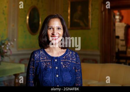 Portrait of US Honorary Consul Ragini Gupta during an event in Bologna, Italy Stock Photo