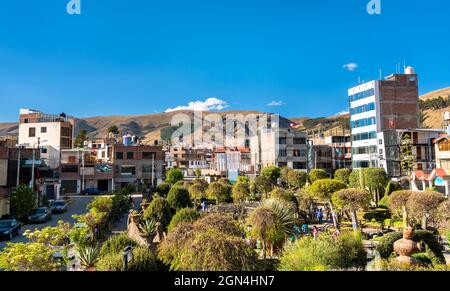 Identity park Huanca in Huancayo, Peru Stock Photo