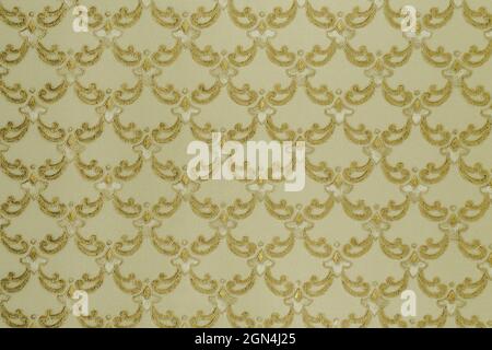 Texture of Retro Tapestry Background with Delicate Grid Pattern Stock Photo