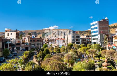 Identity park Huanca in Huancayo, Peru Stock Photo