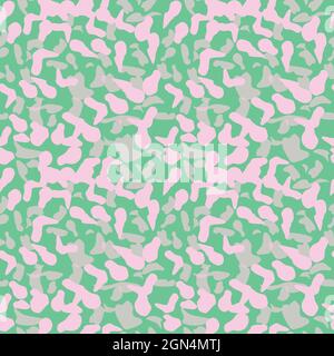 Abstract military Seamless Pattern design. Camouflage pattern. Stock Vector