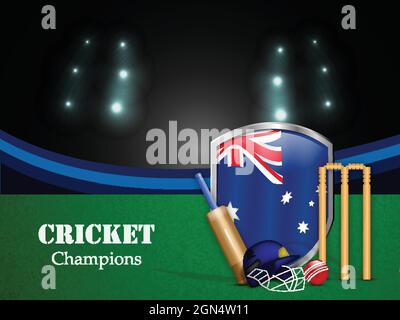 Cricket Sport Background Stock Vector