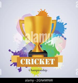 Cricket Sport Background Stock Vector