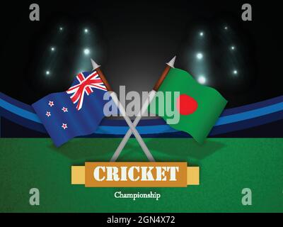 Cricket Sport Background Stock Vector