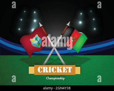 Cricket Sport Background Stock Vector