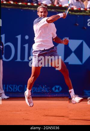 Moroccan tennis player Karim Alami, 1990s Stock Photo