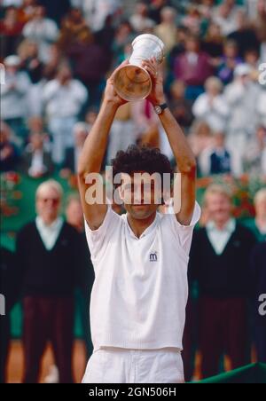 Spanish tennis player Juan Aguilera, 1980s Stock Photo