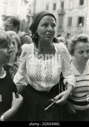 Italian actress Eleonora Rossi Drago, 1980s Stock Photo