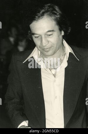 Italian singer and songwriter Fred Bongusto, 1970s Stock Photo
