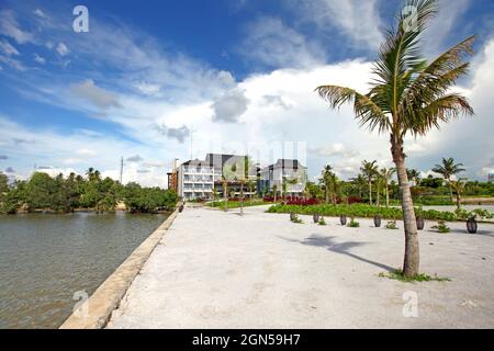 Fairfield by Marriott Hotel in Tanjung, Pandan, Belitung Islands, Indonesia. Stock Photo