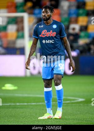 Frank Anguissa Player Of Napoli During The Match Of The Italian Serie A Championship Between Salernitana Vs Napoli Final Result 1 0 Match Played At The Arechi Stadium In Salerno Salerno Italy 31