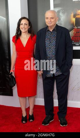 L R Michele DeCesare and David Chase attend the premiere of The